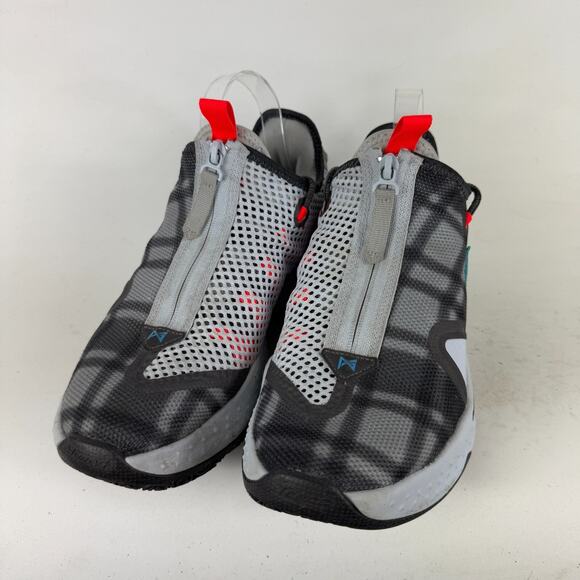 Nike PG 4 Plaid Sneakers Men's 8.5 Gray Lace-Up Low Top Running Shoes CD5079-002 - Picture 4 of 10